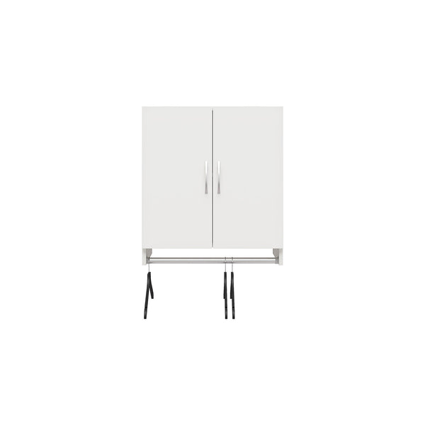 Ameriwood Home Systembuild Evolution Lory 2 Door Wall Cabinet With Hanging Rod