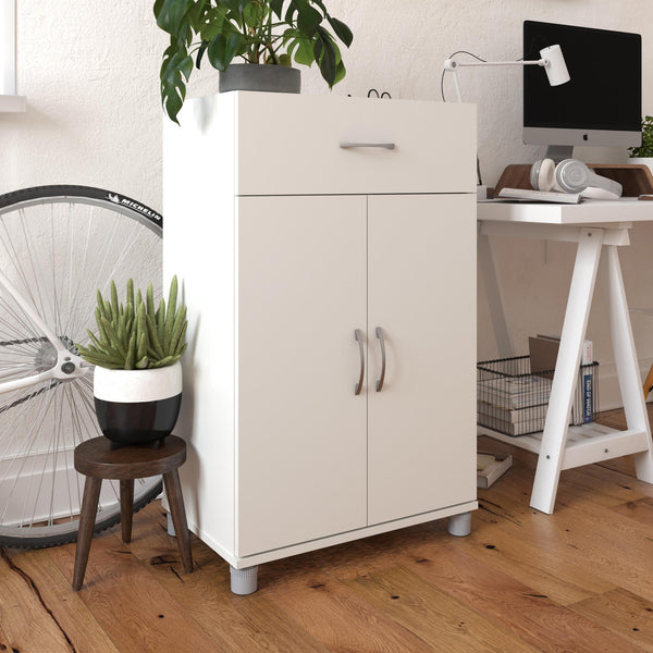 Ameriwood Home Systembuild Evolution Lory 24" 1 Drawer/2 Door Base Storage Cabinet