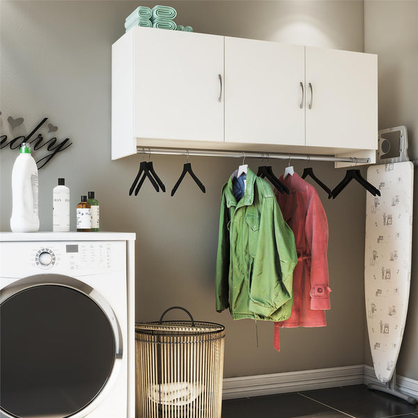 Ameriwood Home Systembuild Evolution Lory 3 Door Wall Cabinet With Hanging Rod