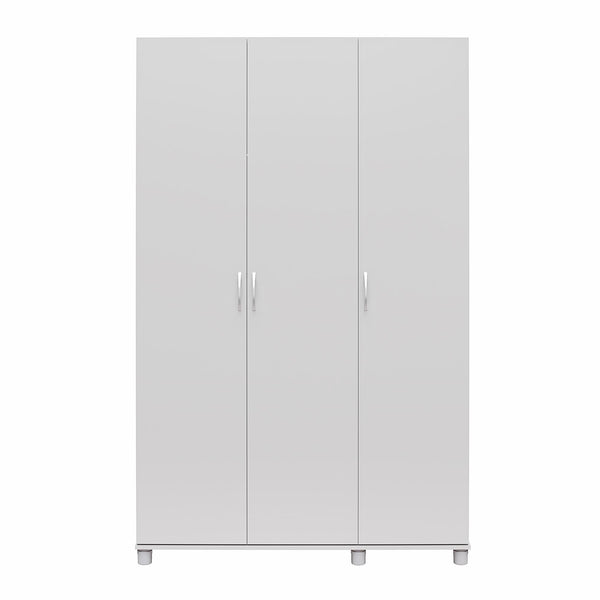 ameriwood home Systembuild Evolution Lory 3 Door Wardrobe with Clothing Rod & Adjustable Shelving