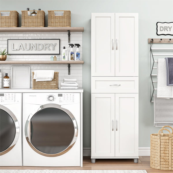 Ameriwood Home Systembuild Evolution Lory Framed Storage Cabinet With Drawer