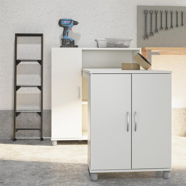 Ameriwood Home Systembuild Evolution Lory Hobby And Craft Desk With Storage Cabinet