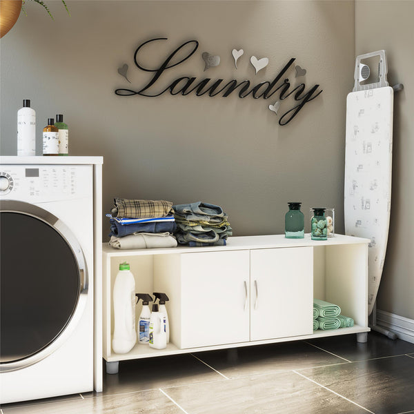 Ameriwood Home Systembuild Evolution Lory Shoe Storage Bench