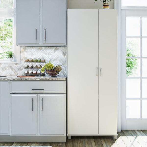 Ameriwood Home Systembuild Evolution Lory Tall Asymmetrical Storage Cabinet