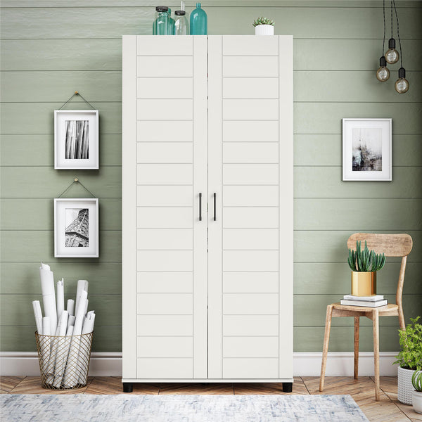 Ameriwood Home Systembuild Evolution Loxley 36" Wide 2 Door Shiplap Cabinet