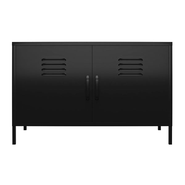 ameriwood home Systembuild Evolution Mission District 2 Door Metal Locker Accent Cabinet
