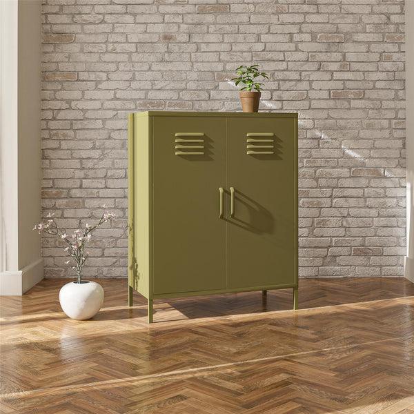Ameriwood Home Systembuild Evolution Mission District 2-Door Metal Locker Cabinet