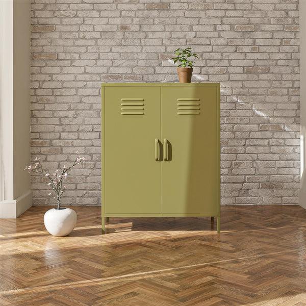 Ameriwood Home Systembuild Evolution Mission District 2-Door Metal Locker Cabinet