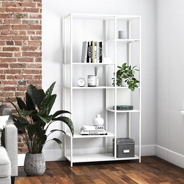 Ameriwood Home Systembuild Evolution Mission District Metal Bookcase Room Divider