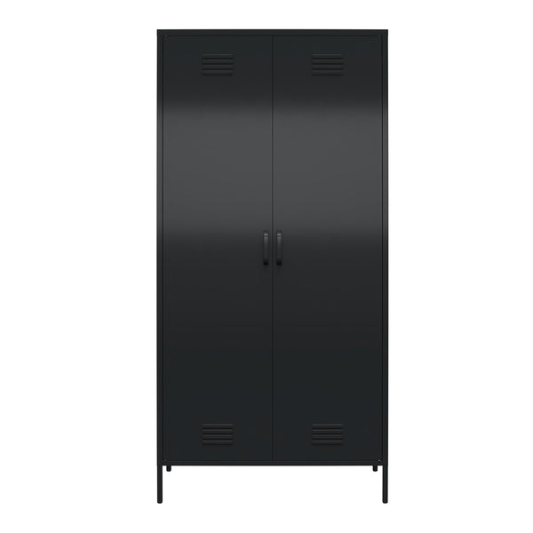 ameriwood home Systembuild Evolution Mission District Tall 2 Door Metal Locker Cabinet