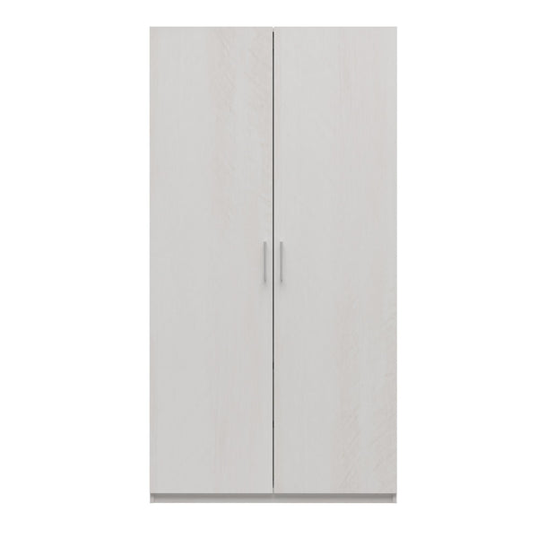 ameriwood home Systembuild Evolution Perry Park Modular Extra Wide Wardrobe with Open Shelves