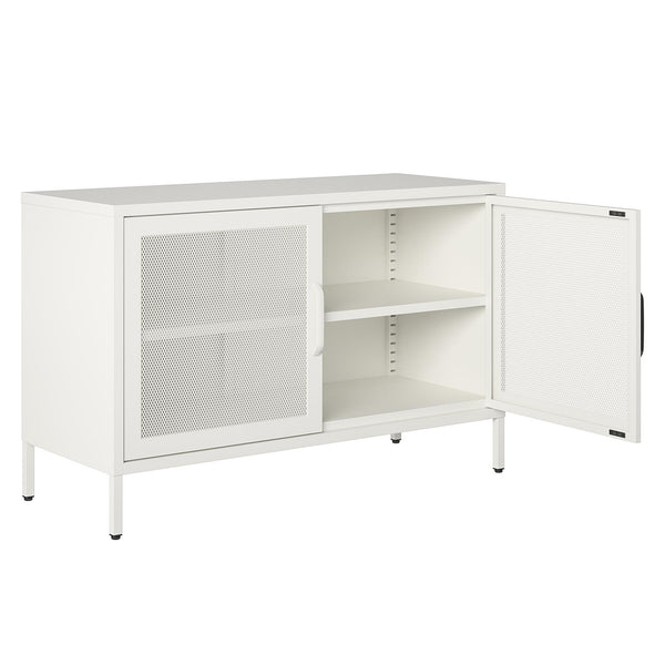 Ameriwood Home Systembuild Evolution Sunset District 2 Door Storage Cabinet-Mesh Metal Locker