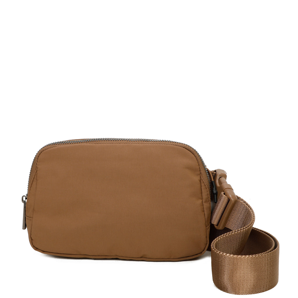 ampere creations Adelaide's Water Repellent Nylon Belt Fanny Bag - Caramel