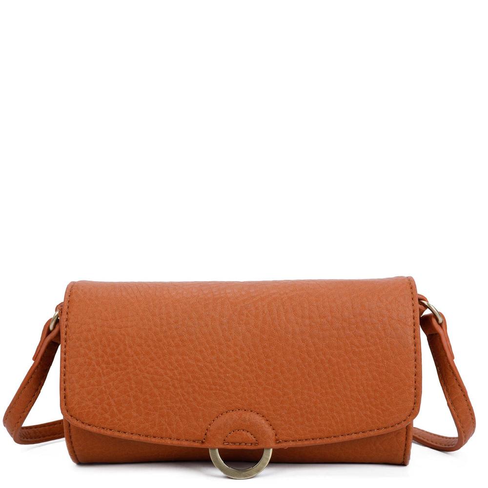 ampere creations Agnes Wallet Crossbody - Cognac