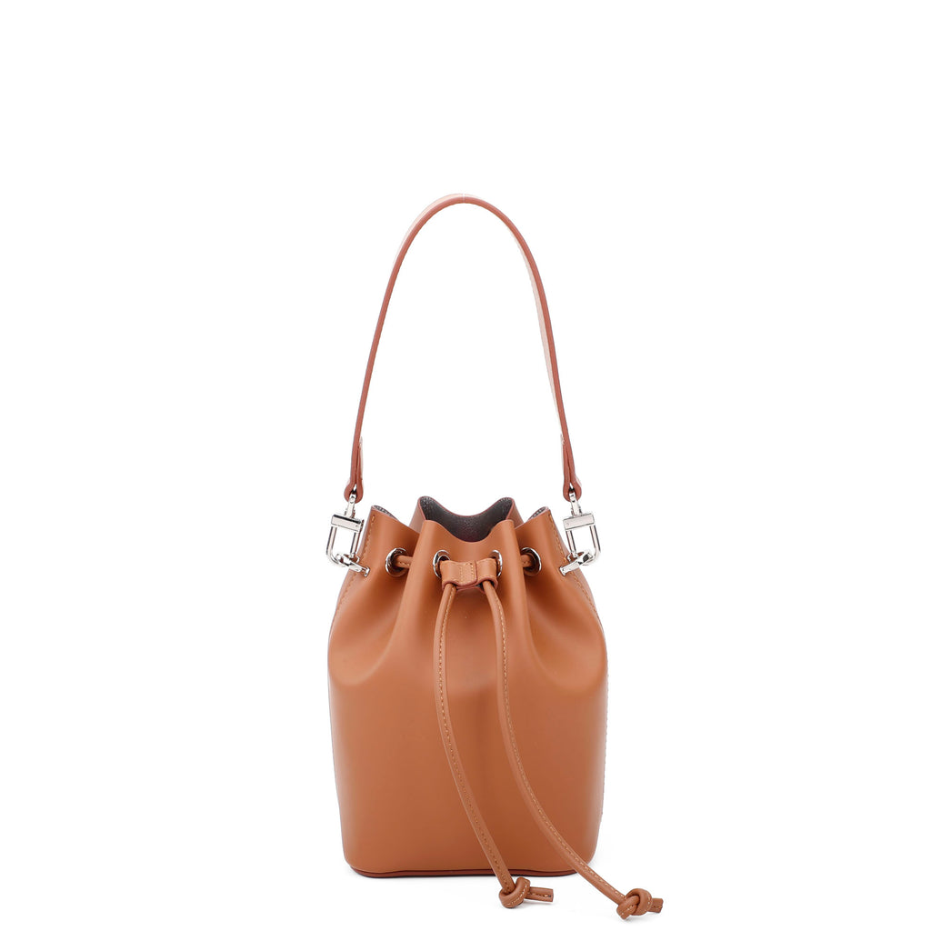ampere creations Chloe Mini Bucket Crossbody - Brown