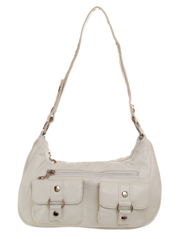 ampere creations Saddie Satchel - White