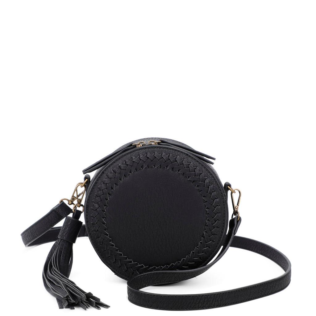 ampere creations Suzie Round Crossbody - Black ampere creations Suzie Round Crossbody - Black