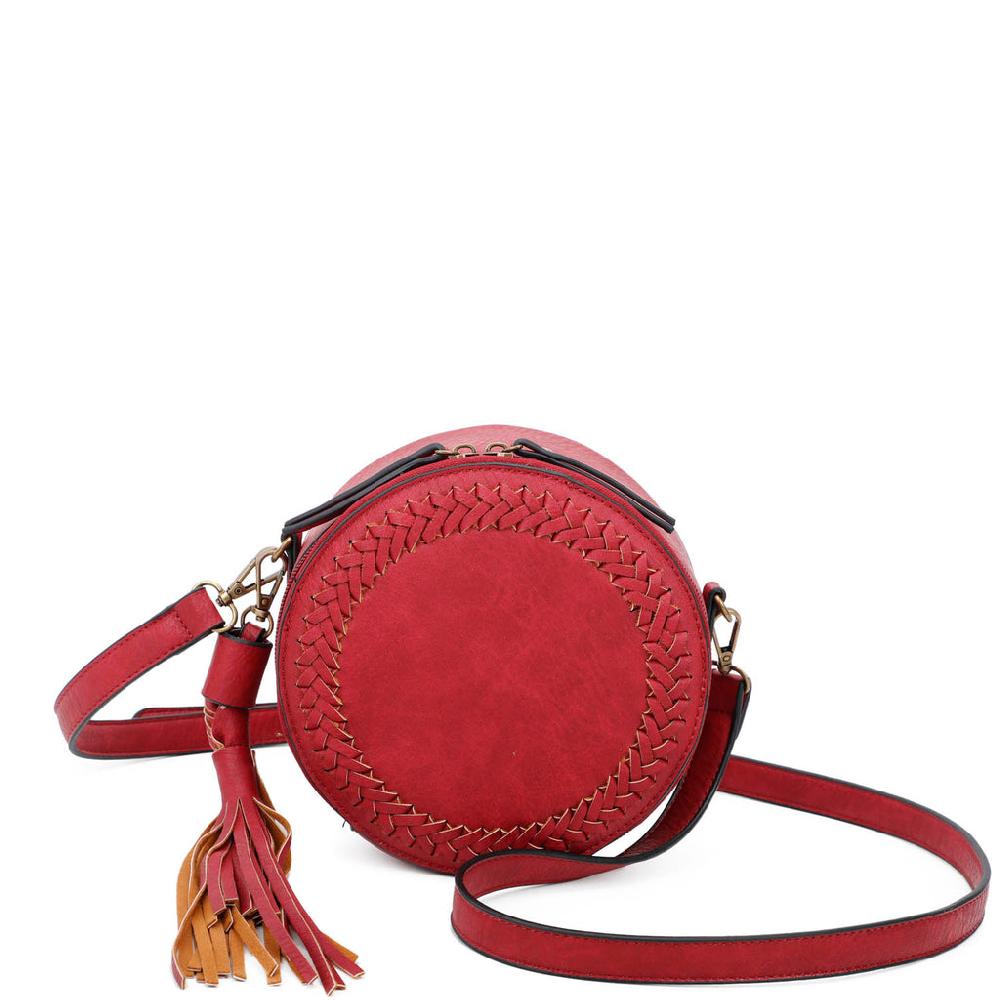 ampere creations Suzie Round Crossbody - Red