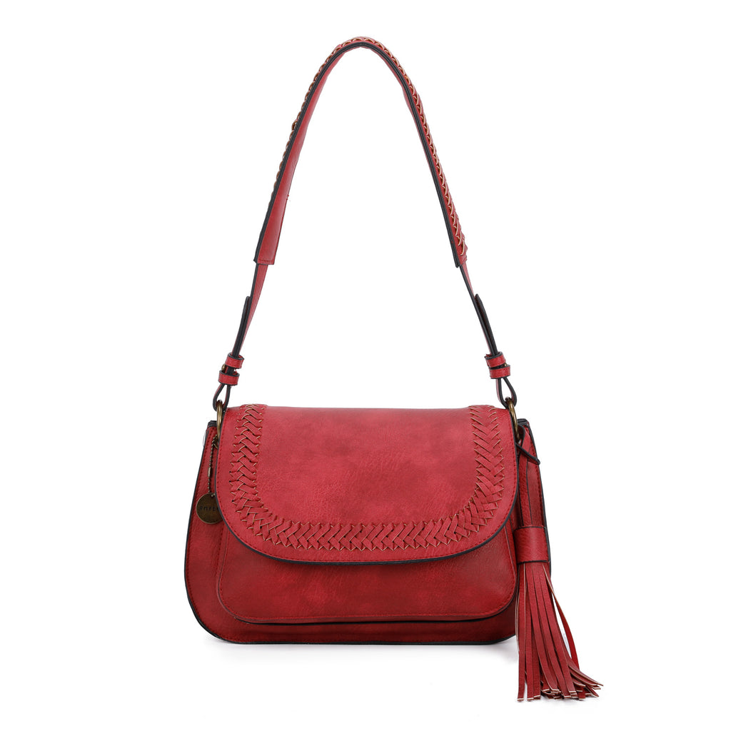 ampere creations The Alice Saddle - Burgundy