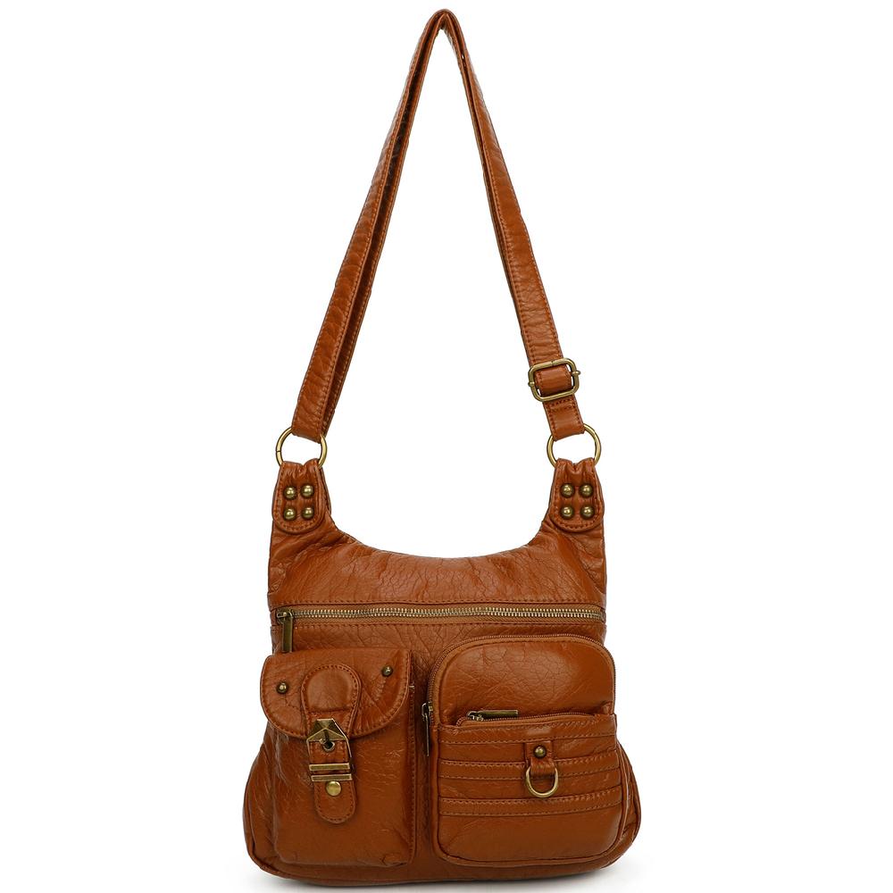 ampere creations The Aria Crossbody - Brown