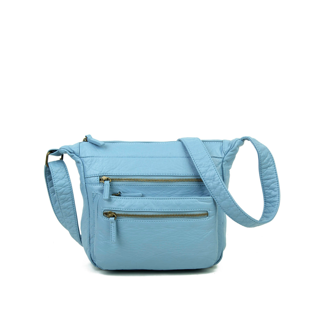 ampere creations The Elsa Crossbody - Baby Blue