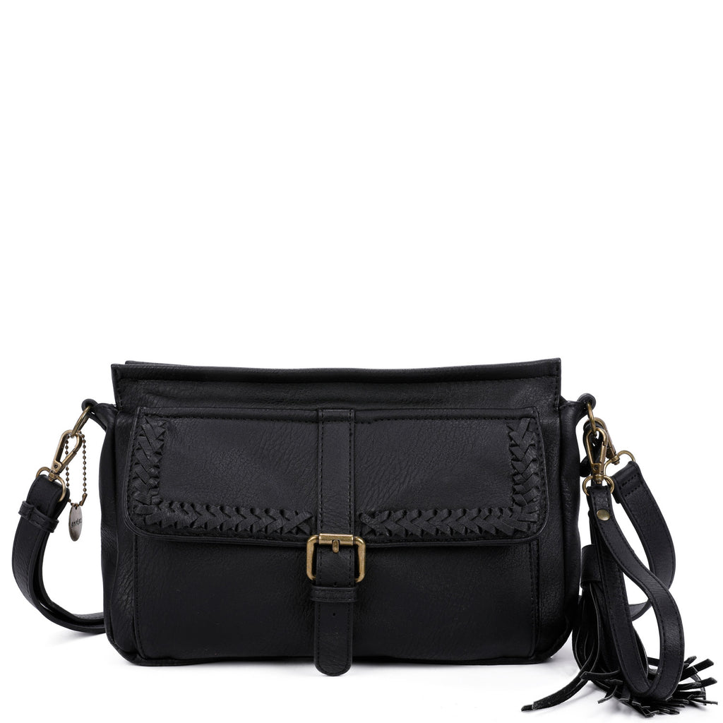 ampere creations Whitney Messenger Crossbody - Black