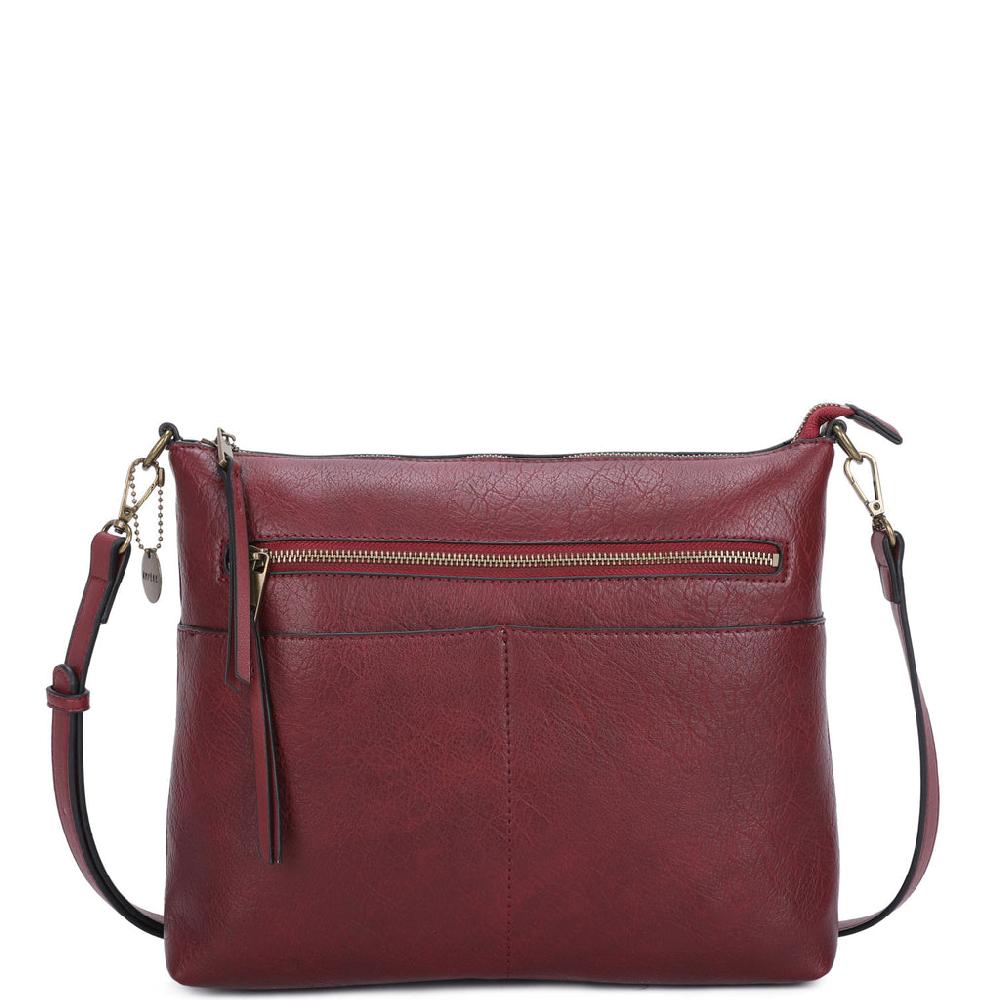 ampere creations Zoe Crossbody - Burgundy