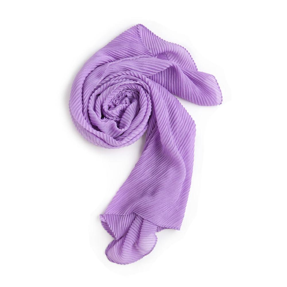 ampere creations Angela's Faux Pashmina Accordion Scarf - Lilac