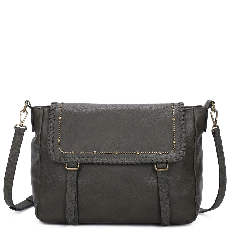 ampere creations Kelsea Messenger Crossbody - Army Green