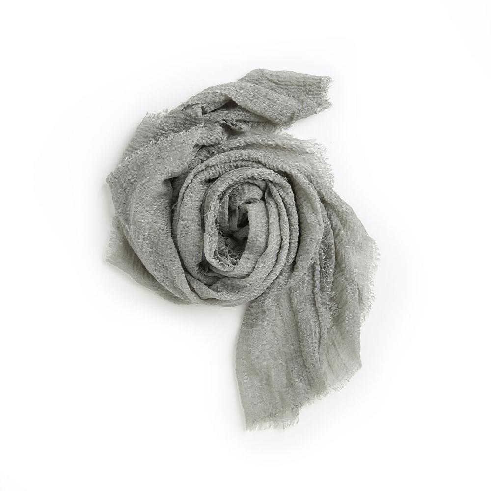 ampere creations Lauren's Cotton Blended Scarf - Sage