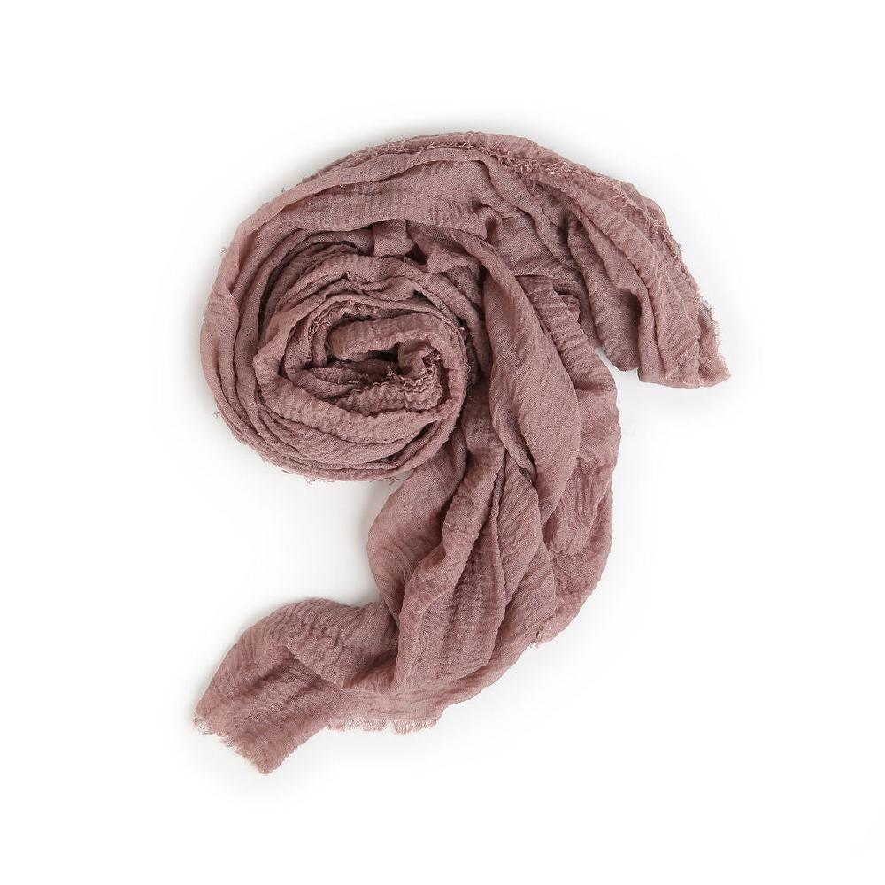 ampere creations Lauren's Cotton Blended Scarf - Taupe