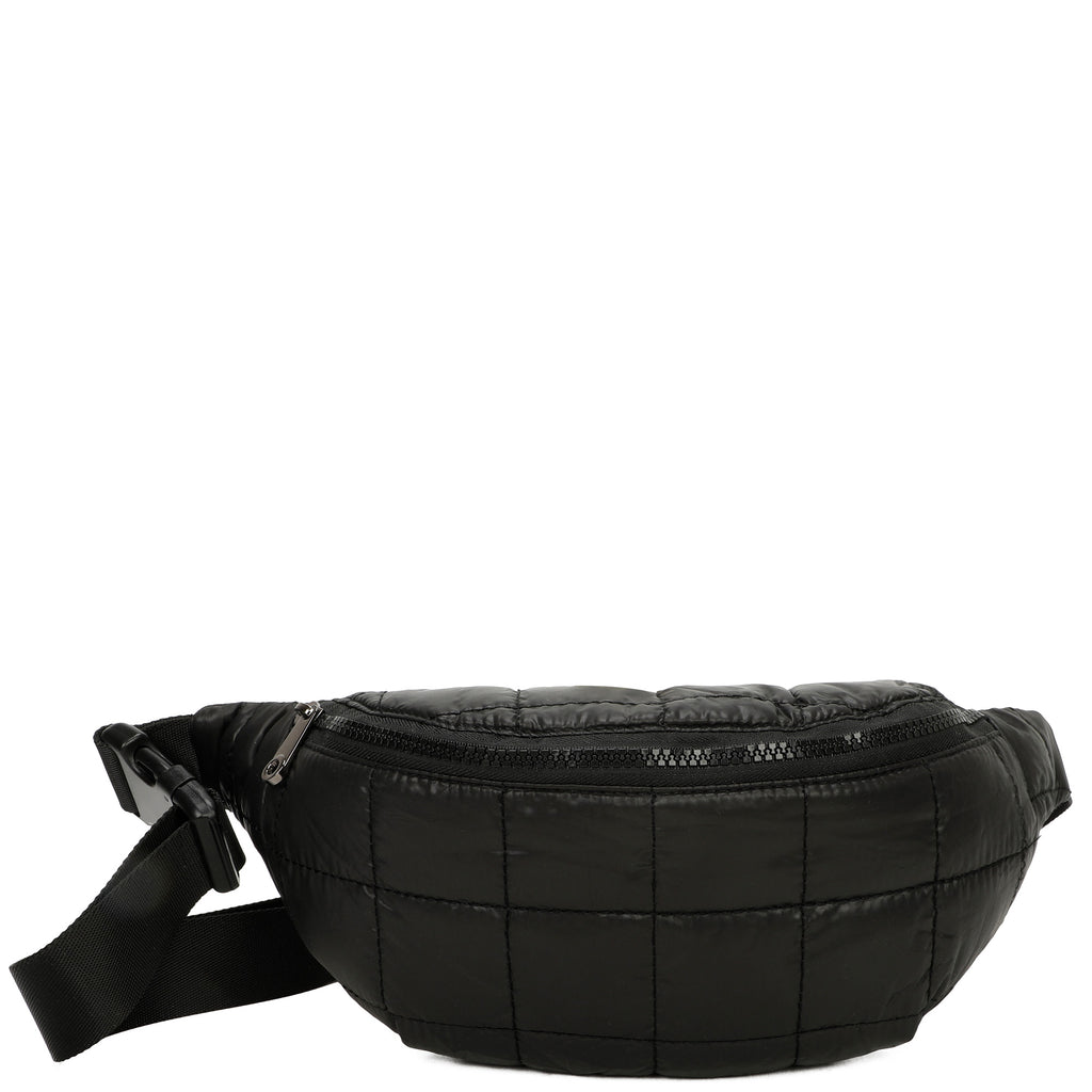 ampere creations Riley's Puffer Bum Fanny Belt Bag - Black