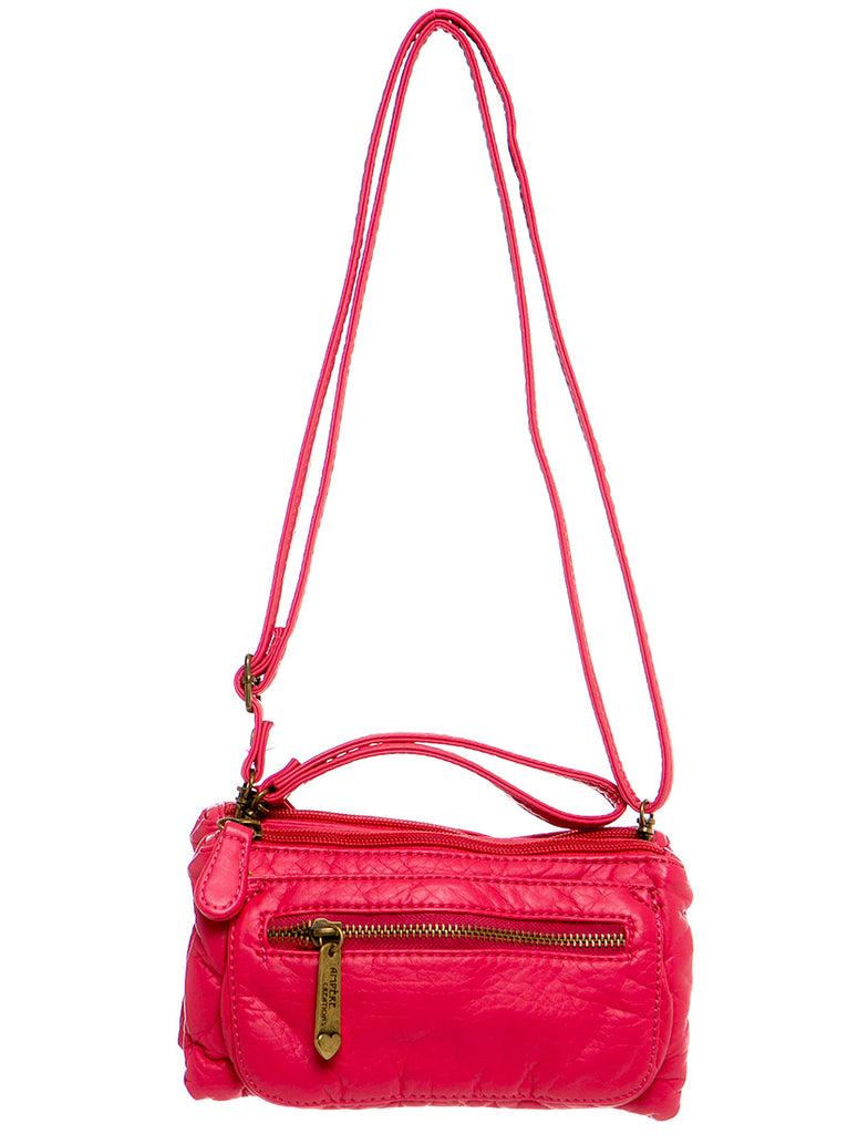 ampere creations The Chloe Three Way Wristlet Crossbody - Coral