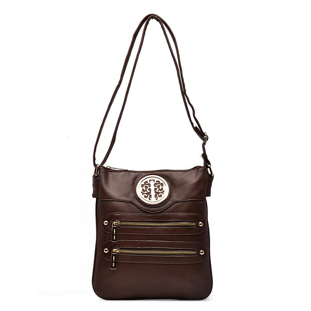 ampere creations The Janey Jane Crossbody - Chocolate