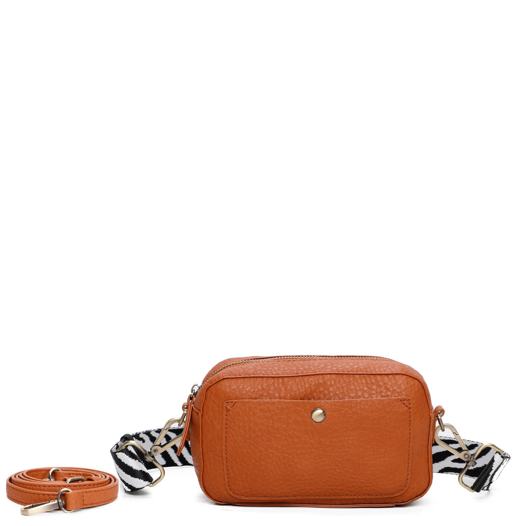 ampere creations The Sustainable Betty Crossbody - Cognac