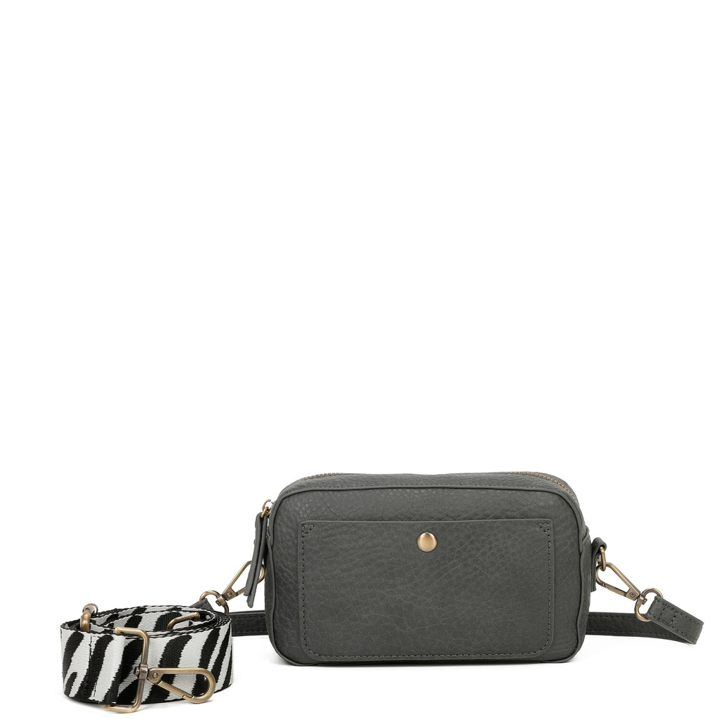 ampere creations The Sustainable Betty Crossbody - Dark Grey