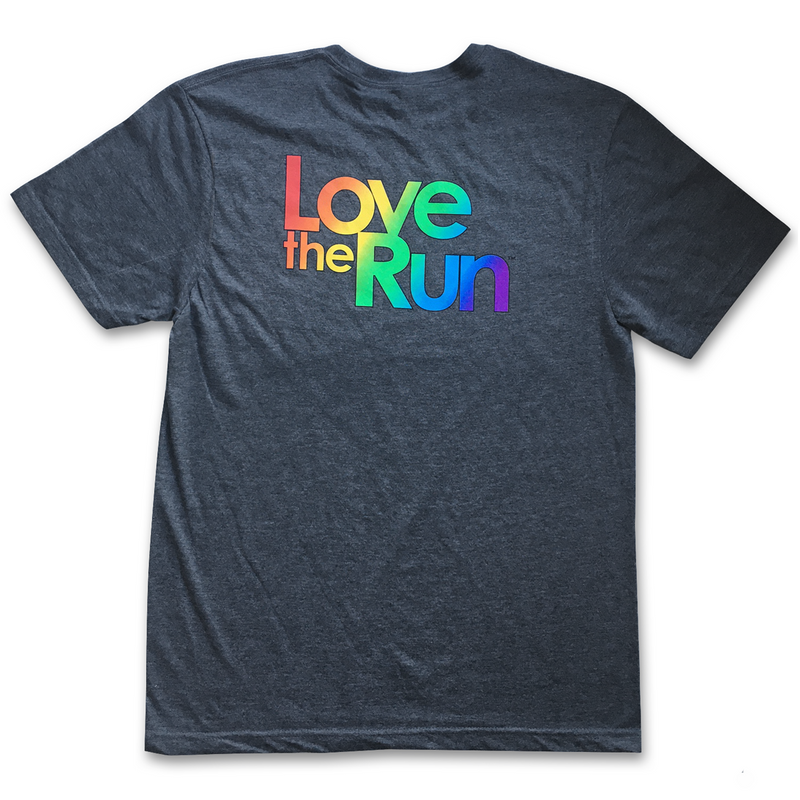amphipod Love the Run™ Rainbow/Gray T-Shirt