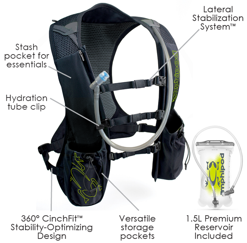 Amphipod PureRun® Minimalist™ Vest (with 1.5 L Reservoir