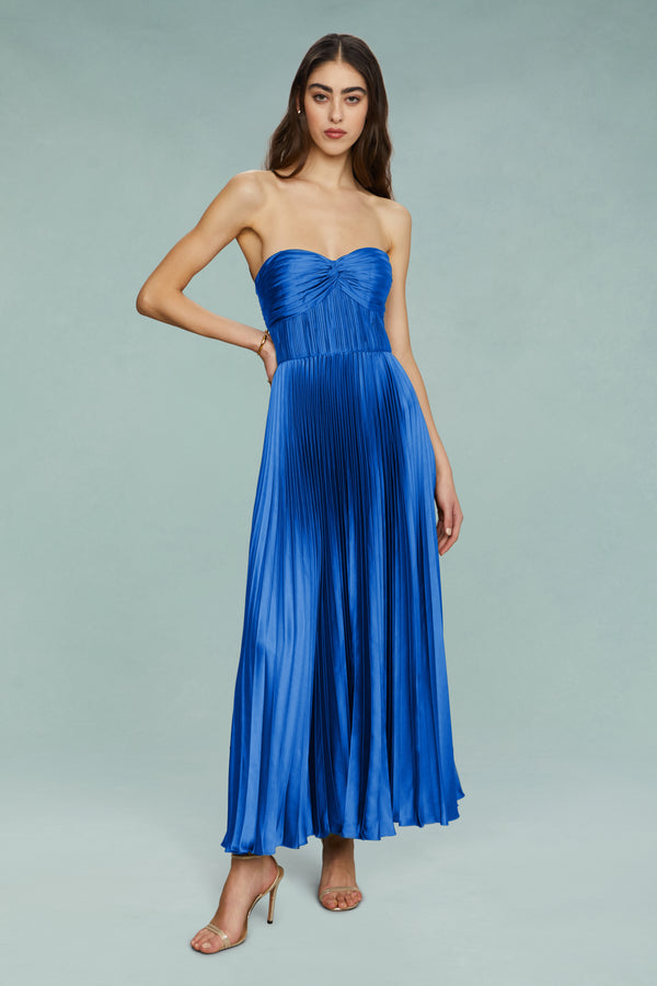 Amur Belle Dress Deep Oceans