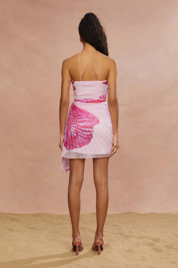 Amur Bentley Mini Dress Sand Verbana