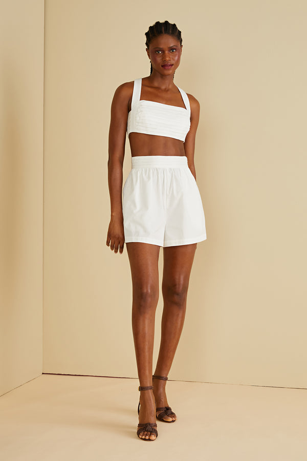 amur Carol Crop Top Off-White