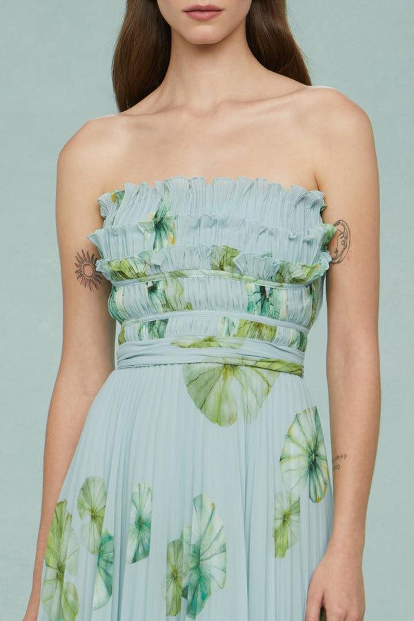 Amur Cathy Midi Dress Lilypad Pond