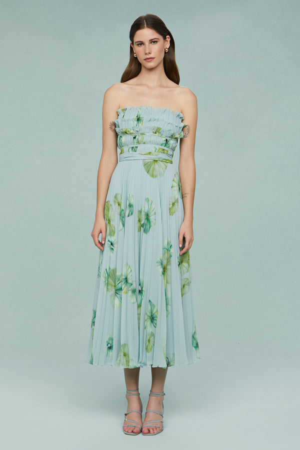 amur Cathy Midi Dress Lilypad Pond