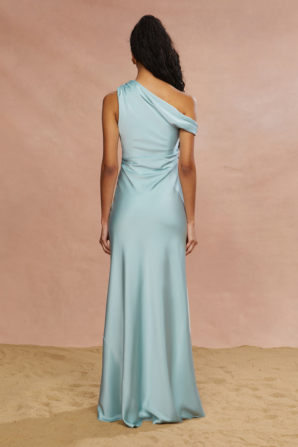 Amur Chloe Gown Tachyon Blue