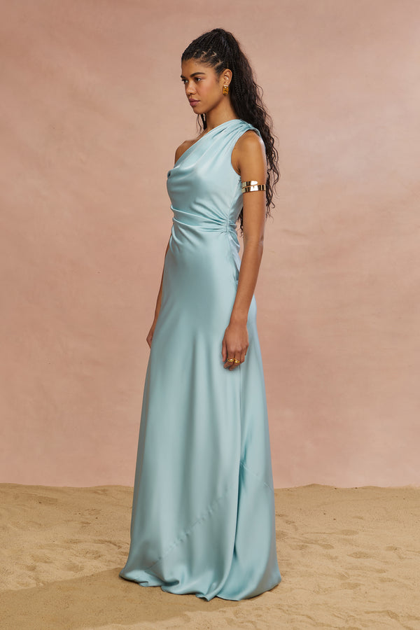 Amur Chloe Gown Tachyon Blue