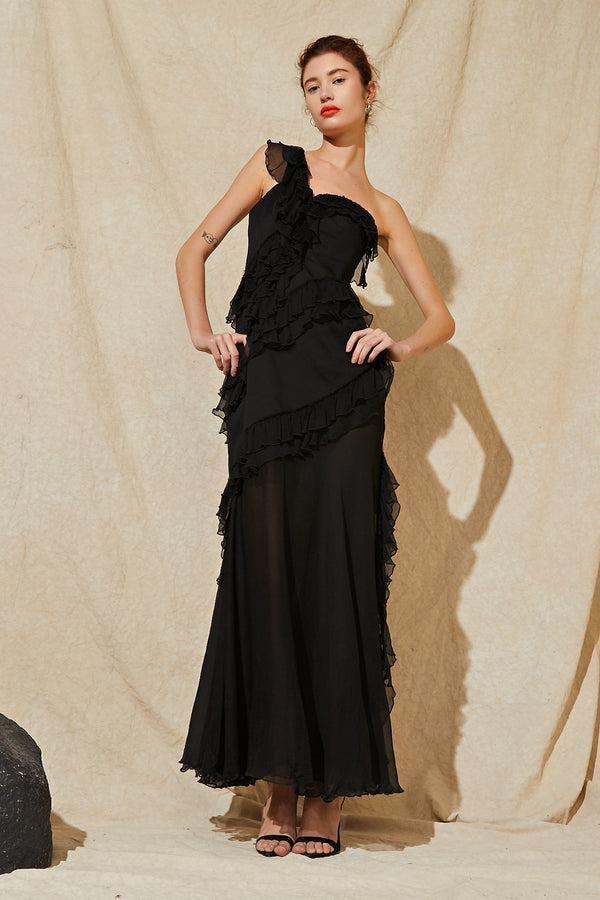 Amur Harlow Gown Black
