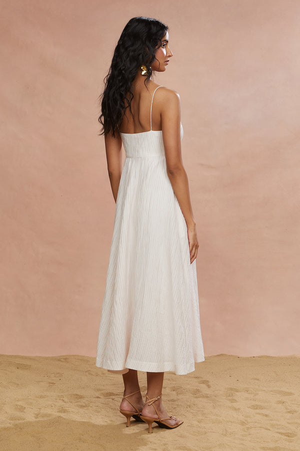 Amur Jill Midi Dress Sea Salt
