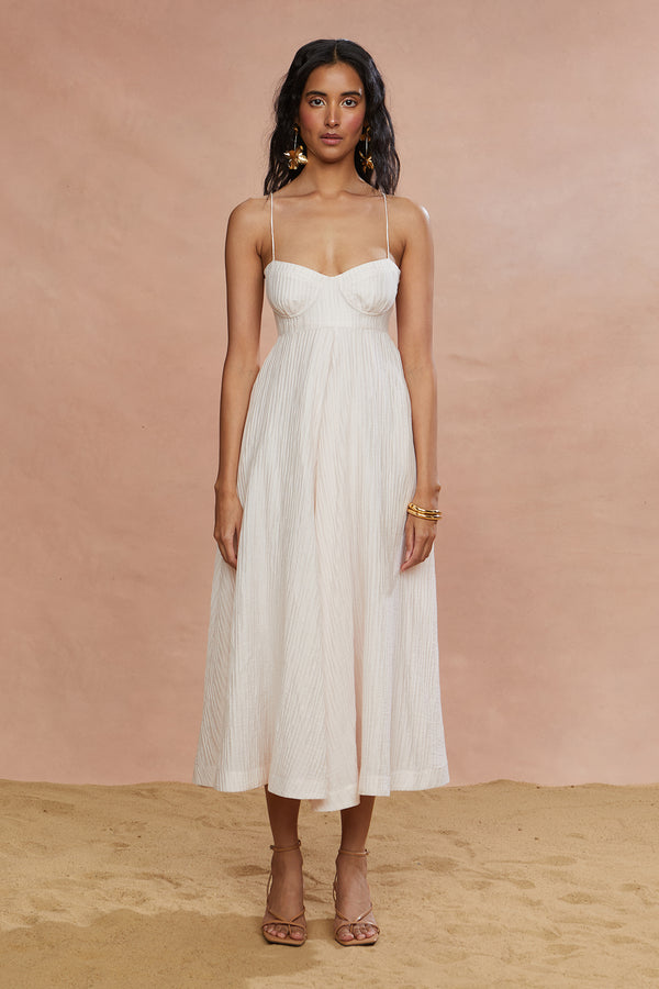 amur Jill Midi Dress Sea Salt