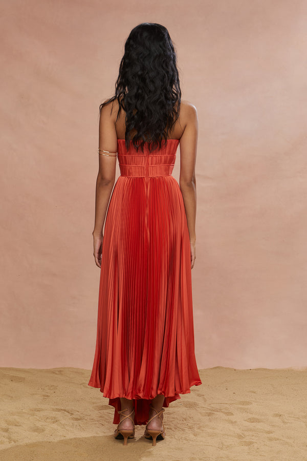Amur Juliett Midi Dress Desert Sun