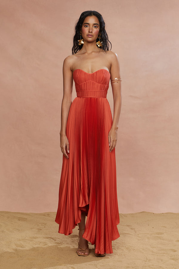 amur Juliett Midi Dress Desert Sun